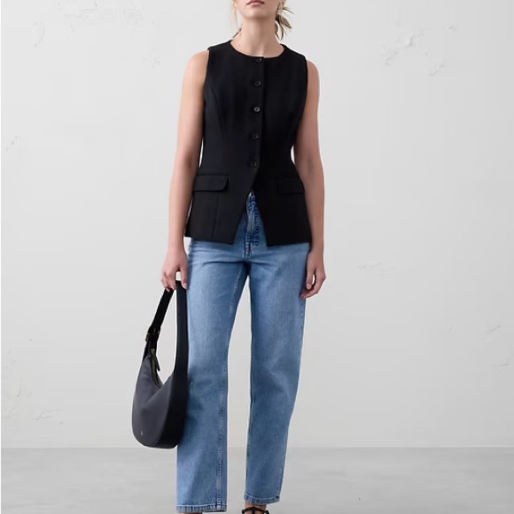 NWT, Never Opened! - Banana Republic Ponte Cutaway Vest